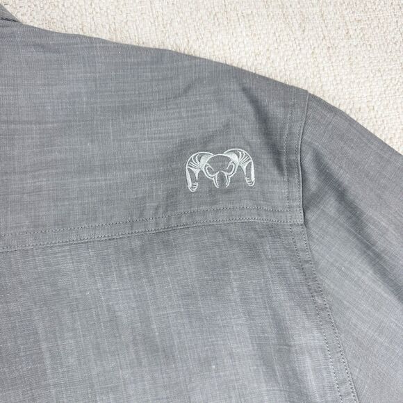 KUIU Terrace Shirt Men's XL Long Sleeve Gray Chambray Hunting Lightweight NWT - Picture 10 of 16